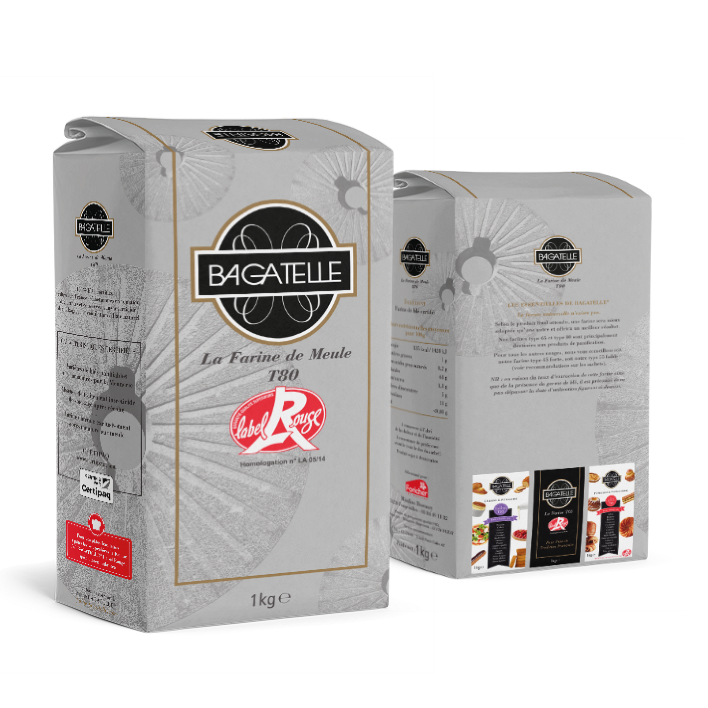 T80 “Meule” flour – Bagatelle – Label Rouge - 1kg