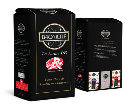 T65 Tradition wheat flour – Bagatelle – Label Rouge – French Flour –1kg box