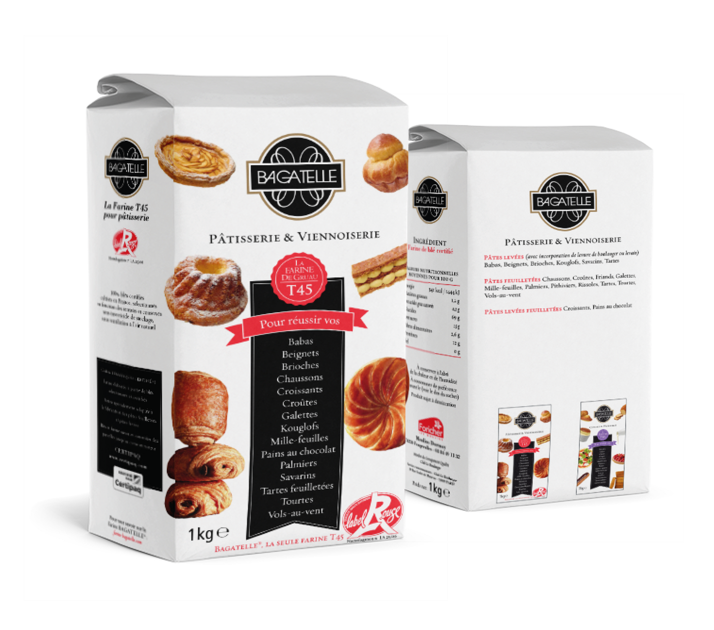 T45 Gruau flour – Bagatelle – Label Rouge – 1 kg